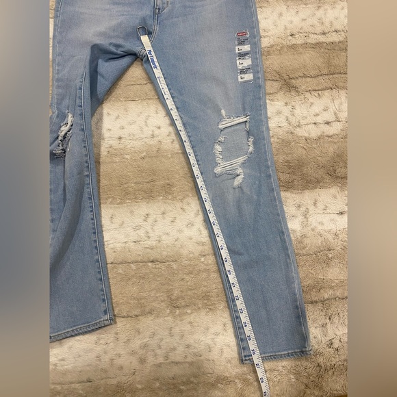 NWT💖 Levi's Jeans 721 High Rise Ankle Skinny Distressed Light Wash Size W29 - Picture 8 of 12